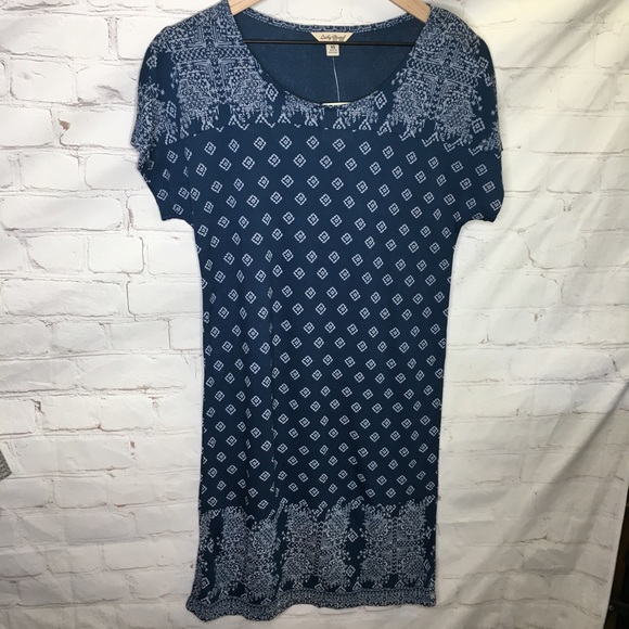 Lucky Brand Short Sleeve Tunic T-Shirt Dress Size XS - Picture 2 of 8